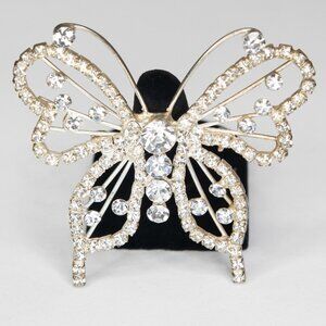 Rhinestone Butterfly Decorative Pin‎ Brooch